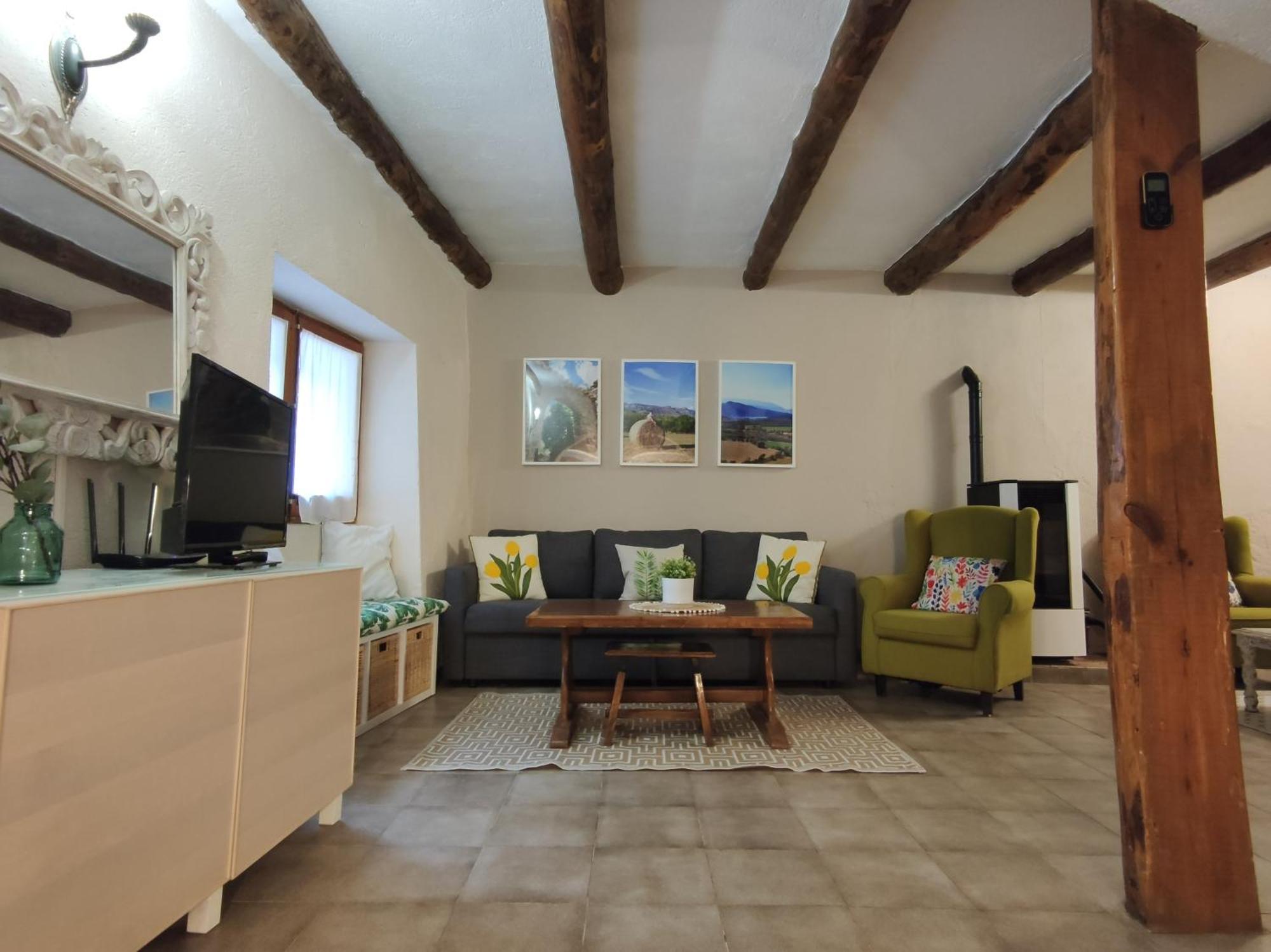 Villa Casa Escola La La Pobla de Segur Esterno foto